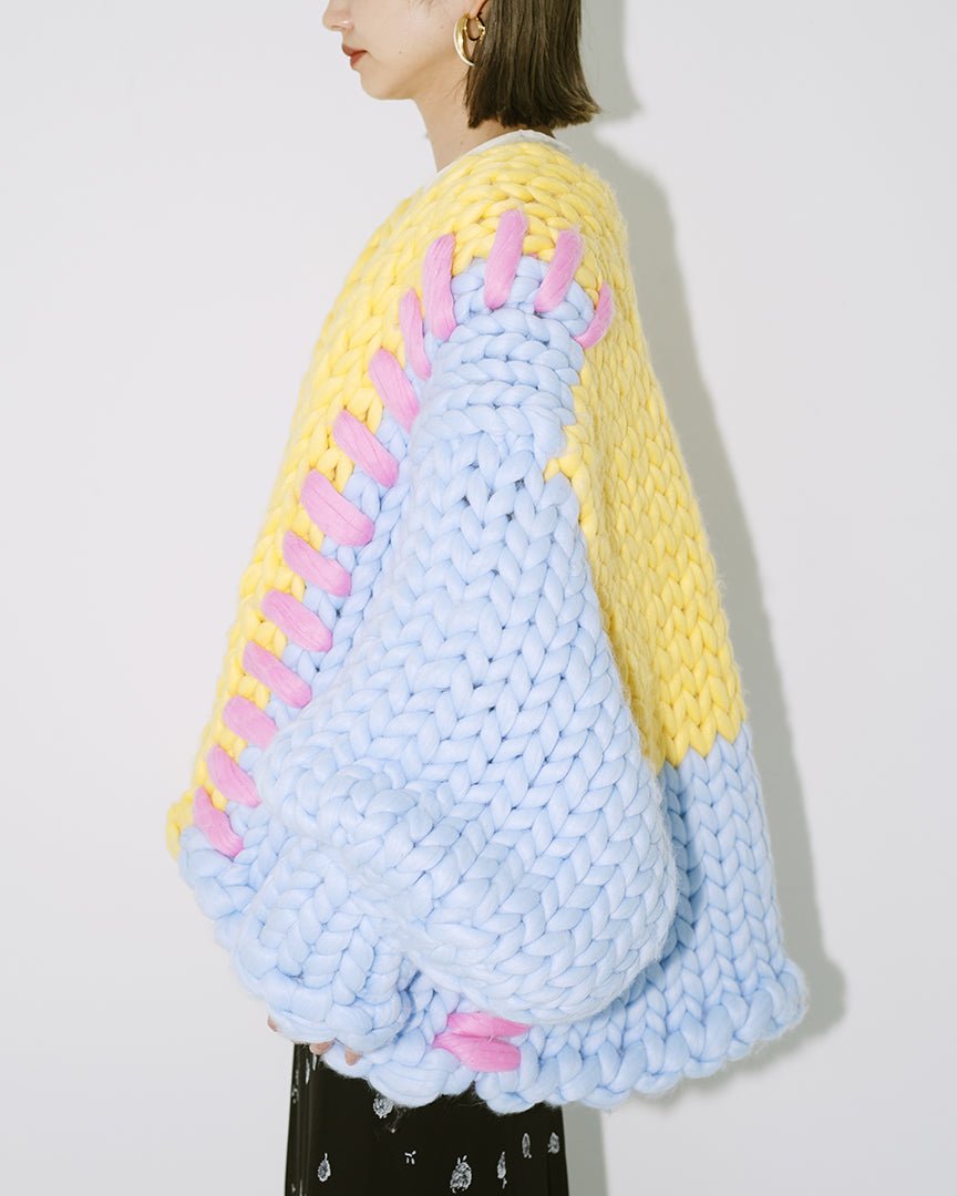 Flounder Colossal Knit Jacket (long type) - HEO