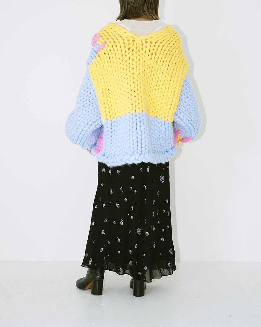 Flounder Colossal Knit Jacket (long type) - HEO