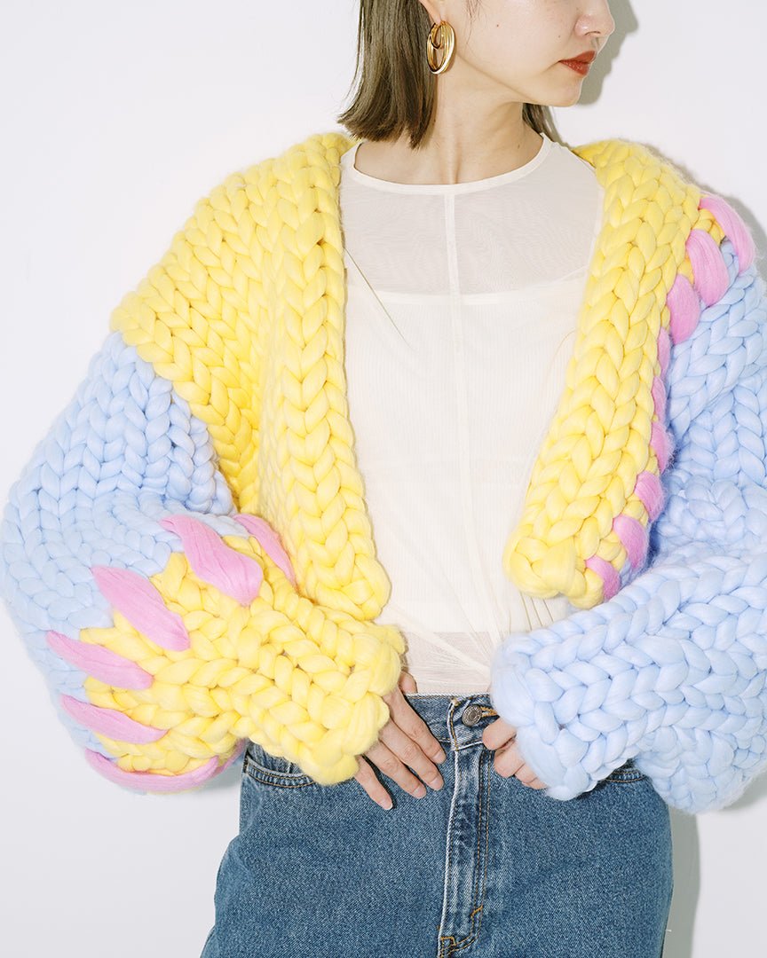Flounder Colossal Knit Jacket(short type) - HEO