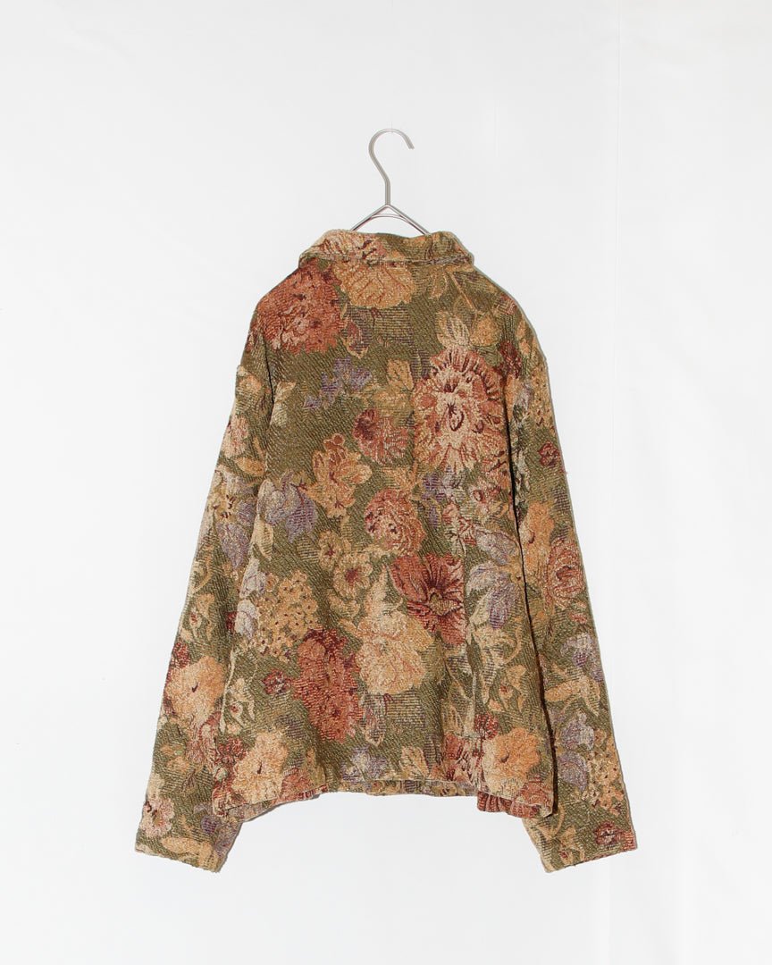 flower jacquard weave jacket - HEO