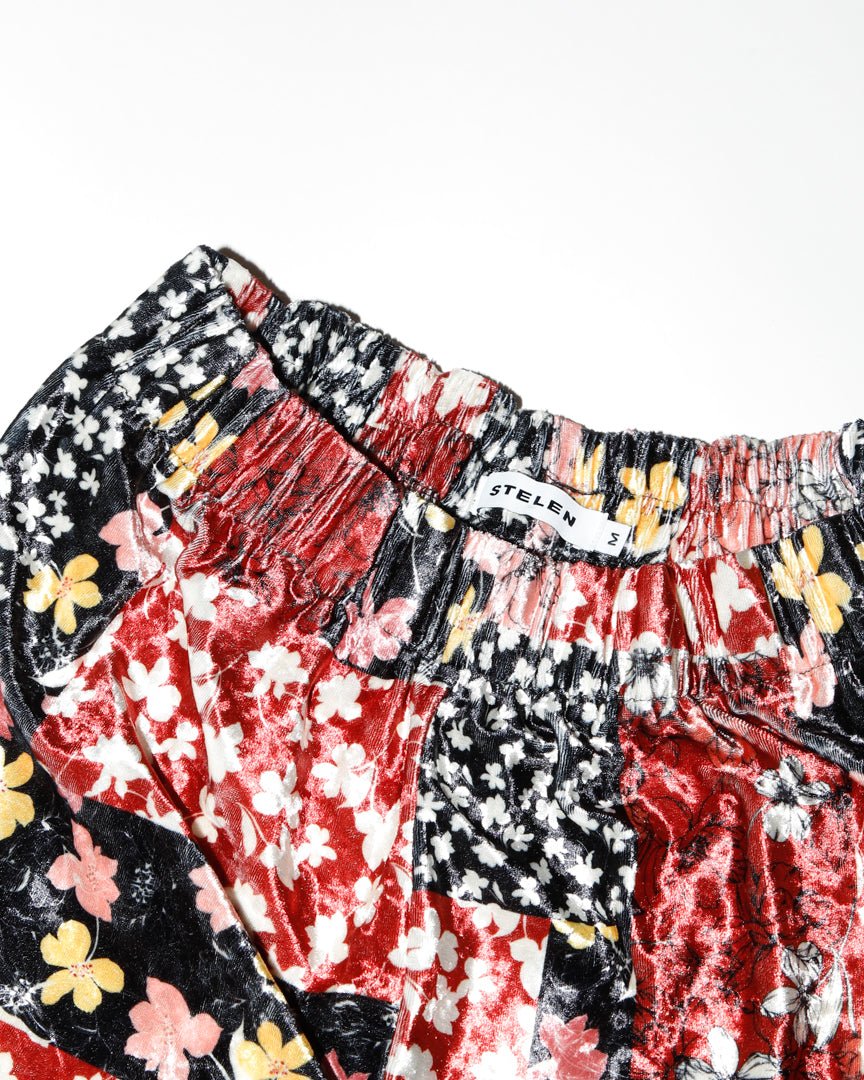 flower print flare leggings - HEO tokyo vintage