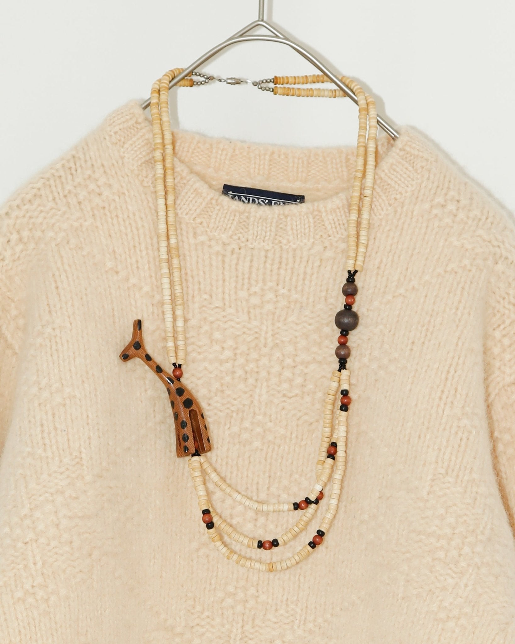 Giraffe Wood Necklace - HEO