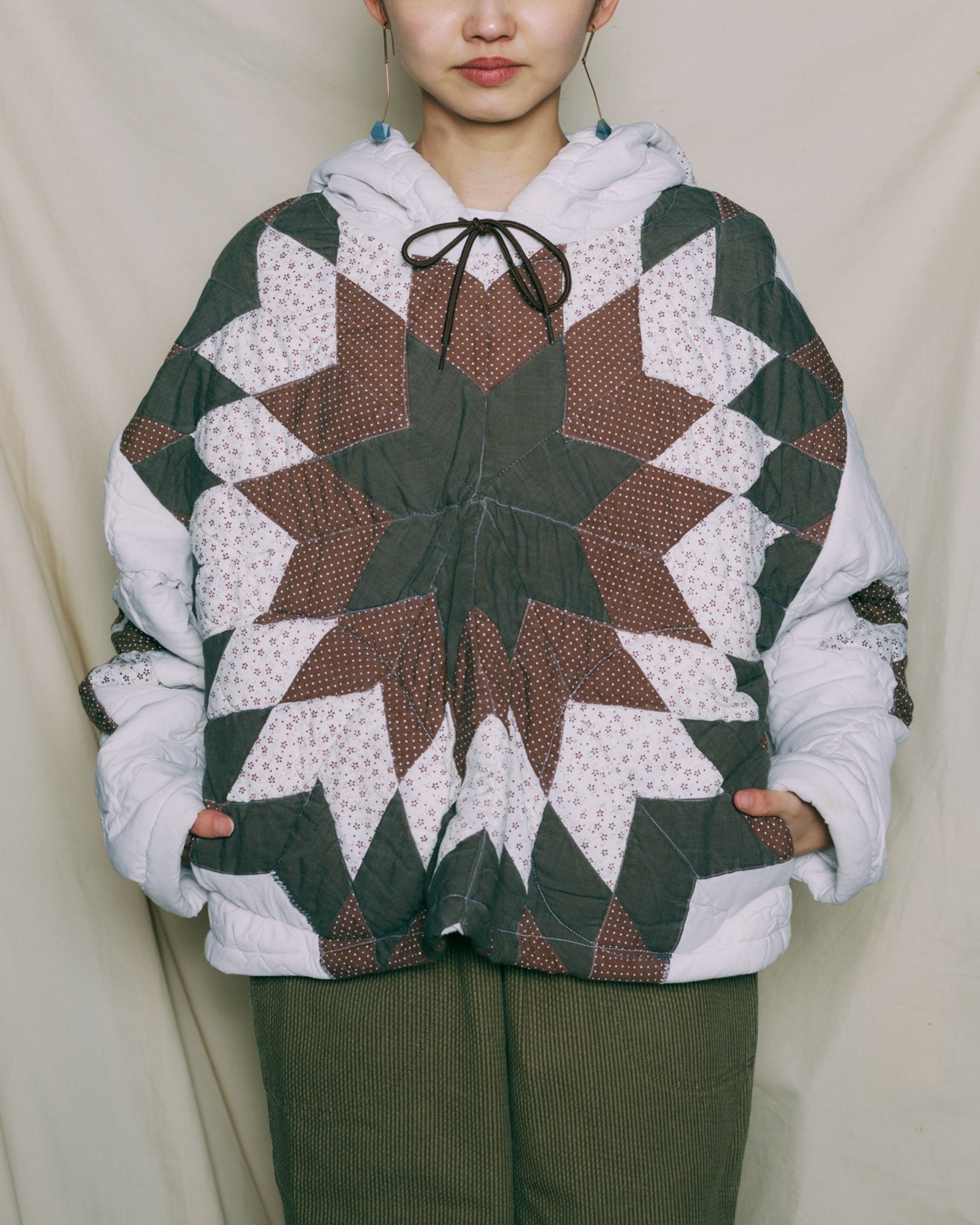 morning star quilt hoodie - HEO