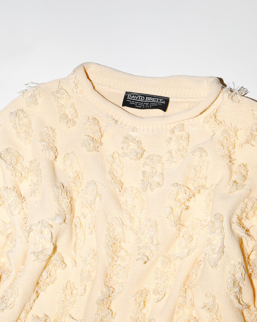 shaggy cotton knit - HEO tokyo vintage