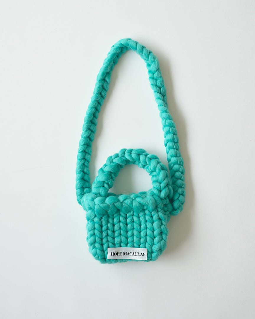 Spearmint Colossal Knit Crossbody - HEO